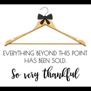 SO THANKFUL FOR THOSE WHO HAVE SHOPPED MY CLOSET! 😍⭐️